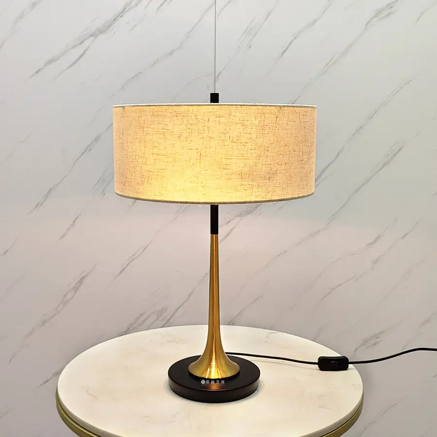American Retro Minimalist Creative Wrought Iron Desk Lamp
