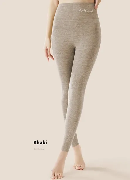 Women's Autumn And Winter Velvet Autumn Pants Khaki - Shop at LoveMi
