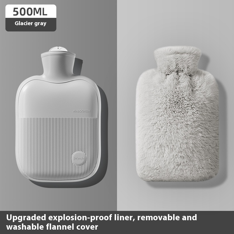 Hot Water Injection Bag Warm Belly Hand Warmer Belly Dressing Cute Female Student Plush 9