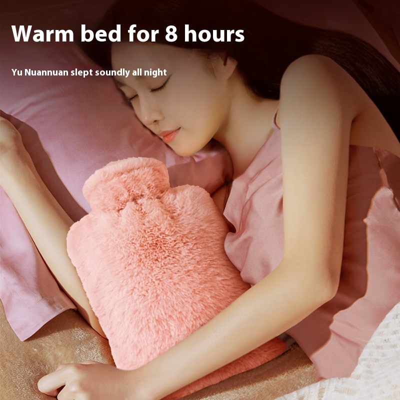 Hot Water Injection Bag Warm Belly Hand Warmer Belly Dressing Cute Female Student Plush