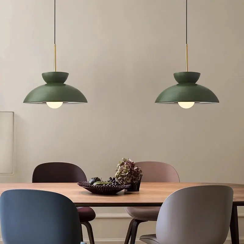 Nordic Minimalism Bar Restaurant Chandelier Cream Style