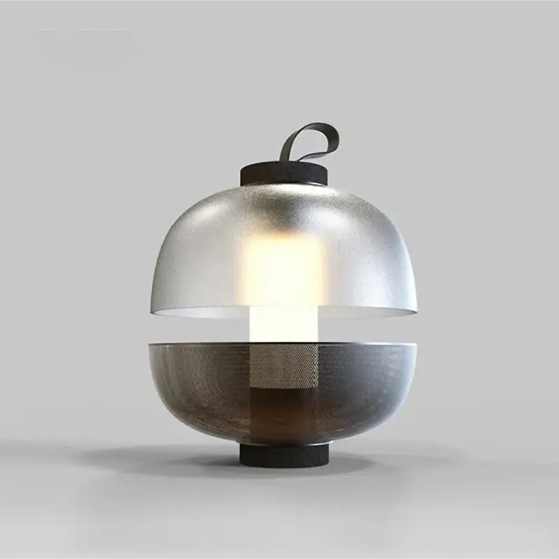 Creative Retro Sandwich Glass Bedside Lamp