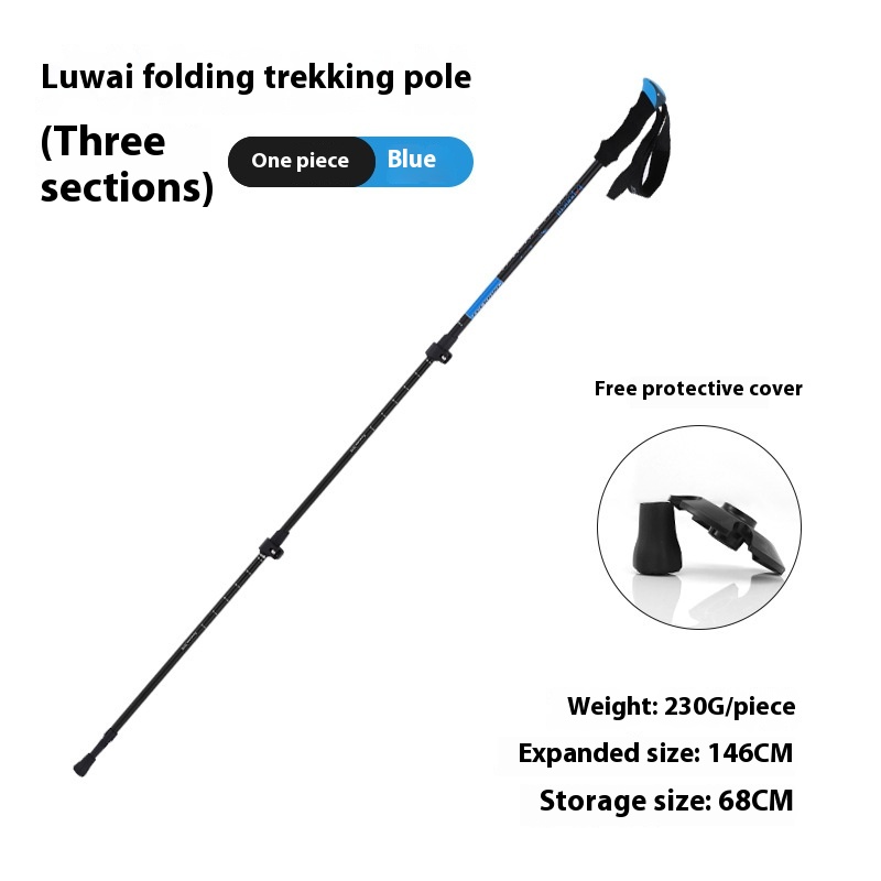 Outdoor Alpenstock Ultra-light Outer Lock 7075 Material