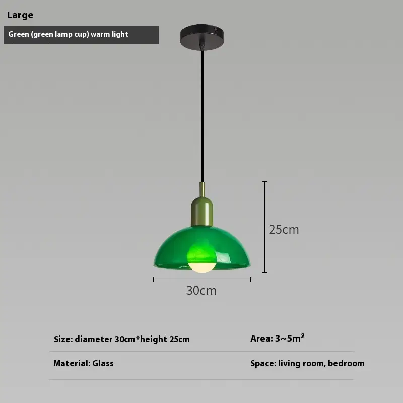 Antique Chandelier Restaurant Simple Modern Bauhaus Creative Glass Retro