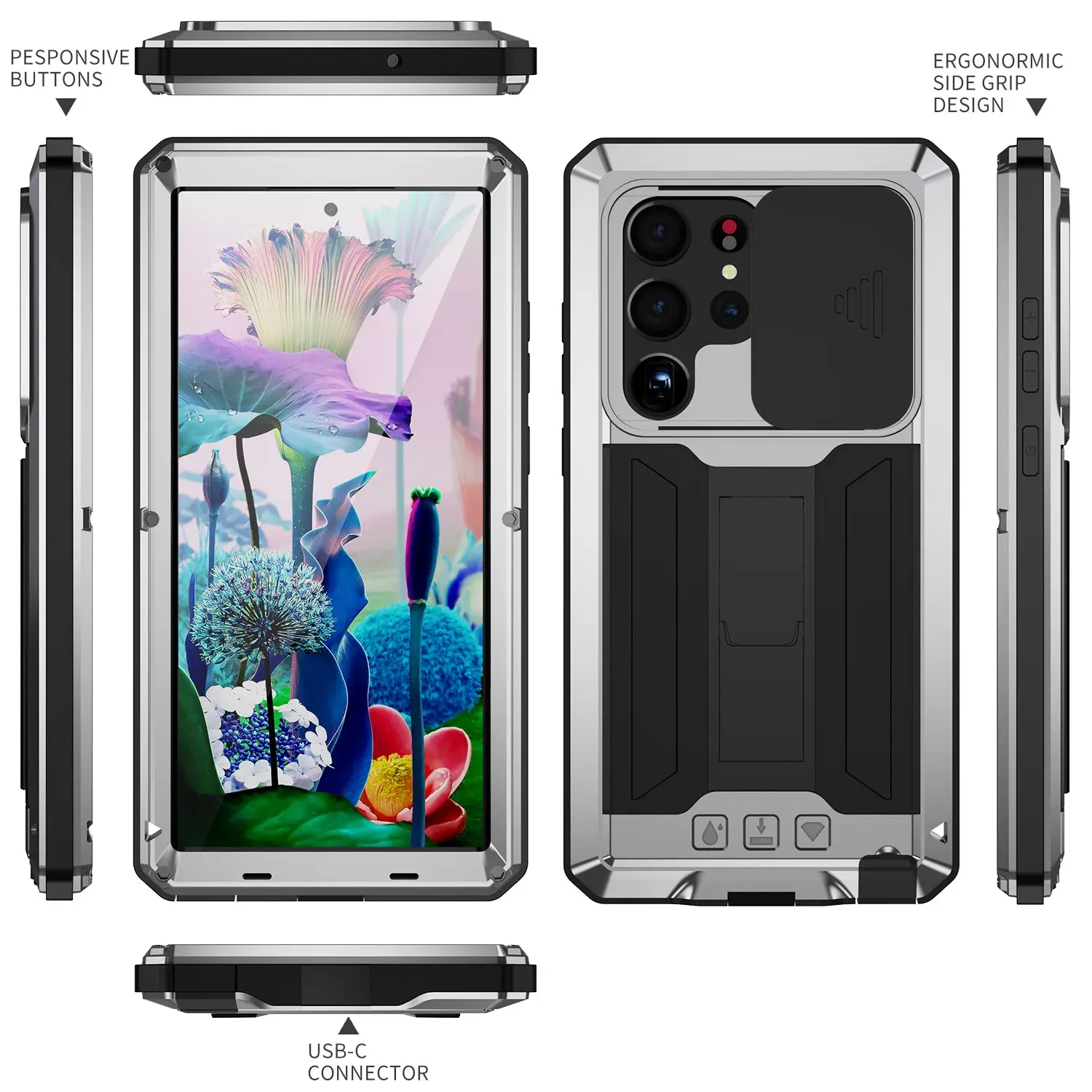 Drop-resistant Silicone All-inclusive Protection Mobile Phone Shell