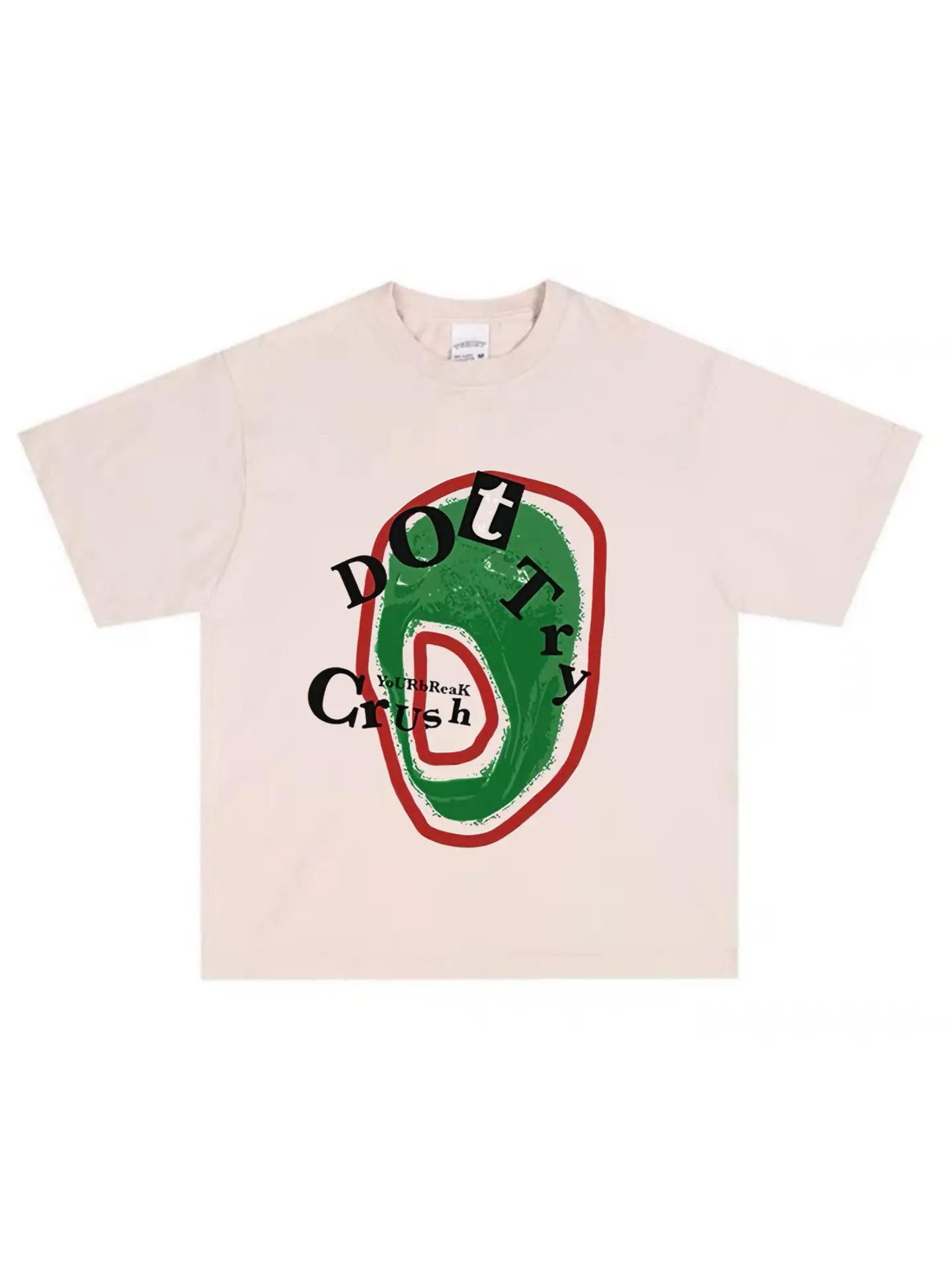 Men's And Women's Printed Short-sleeved T-shirt