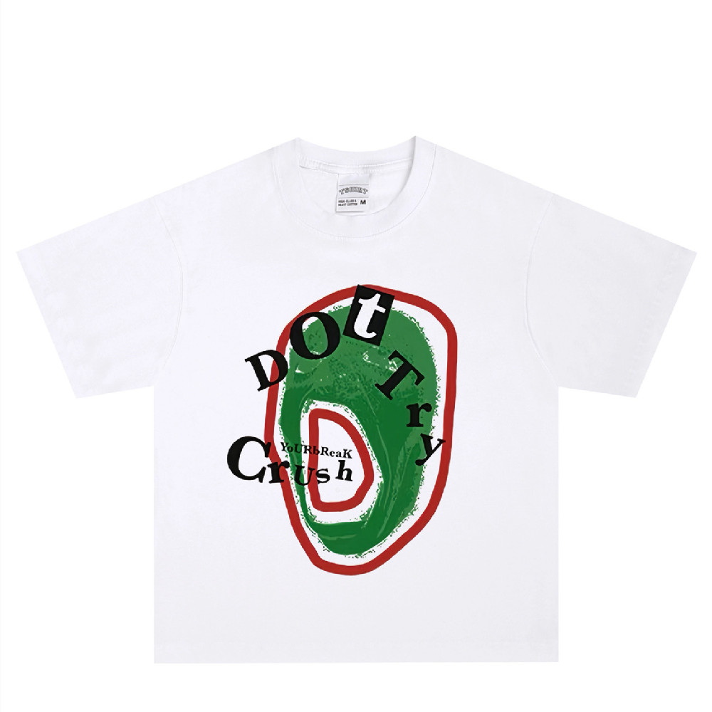 Men's And Women's Printed Short-sleeved T-shirt