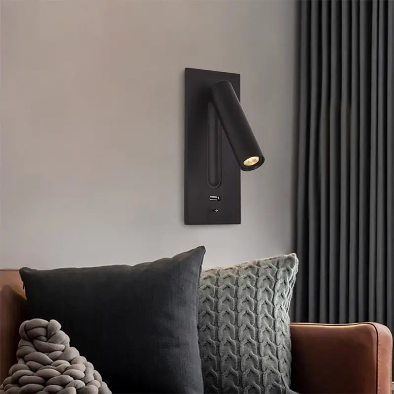 Embedded Reading Wall Lamp Hotel Engineering Simple Guest Room LED
