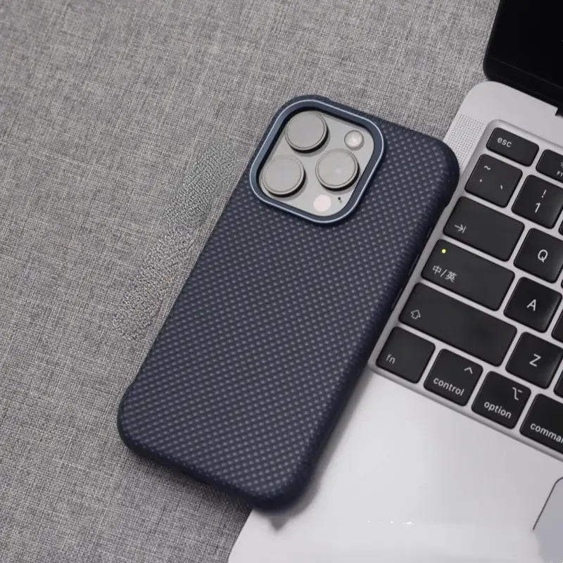 Mobile Shell Diamond Grain Leather Magnetic Suction