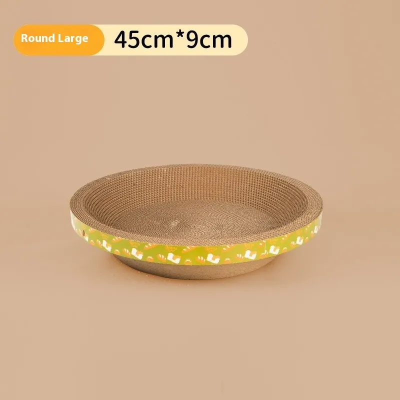 Cat Scratch Board Cat Nest Integrated Cat Toy - Round Large Size 45 × 45 × 9Cm