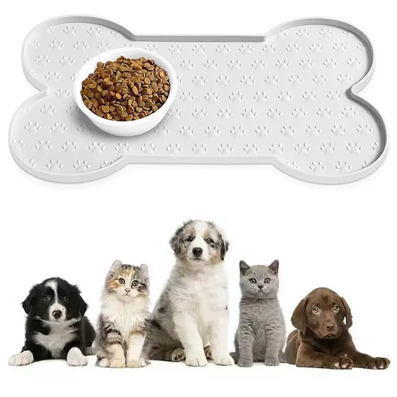 Silicone Pet Anti-spill Easy Cleaning Feeding Mat