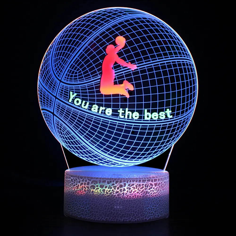 Sports Series Football 3D Night Light Touch