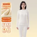 Camellia White Middle Collar