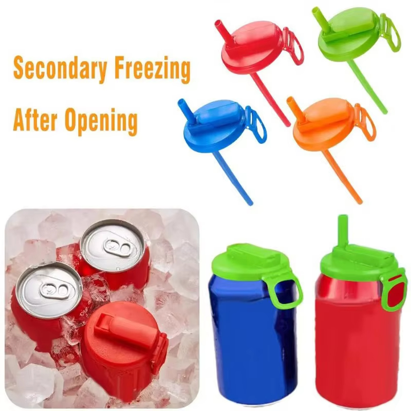 Soda Can Lid Straw Soda Can Lid Cola Cans Cup Lid Reusable Can Stopper For Soda Beer Drinks Juice Coke Beverage Cap Fits Standard Coke Can - CJdropshipping
