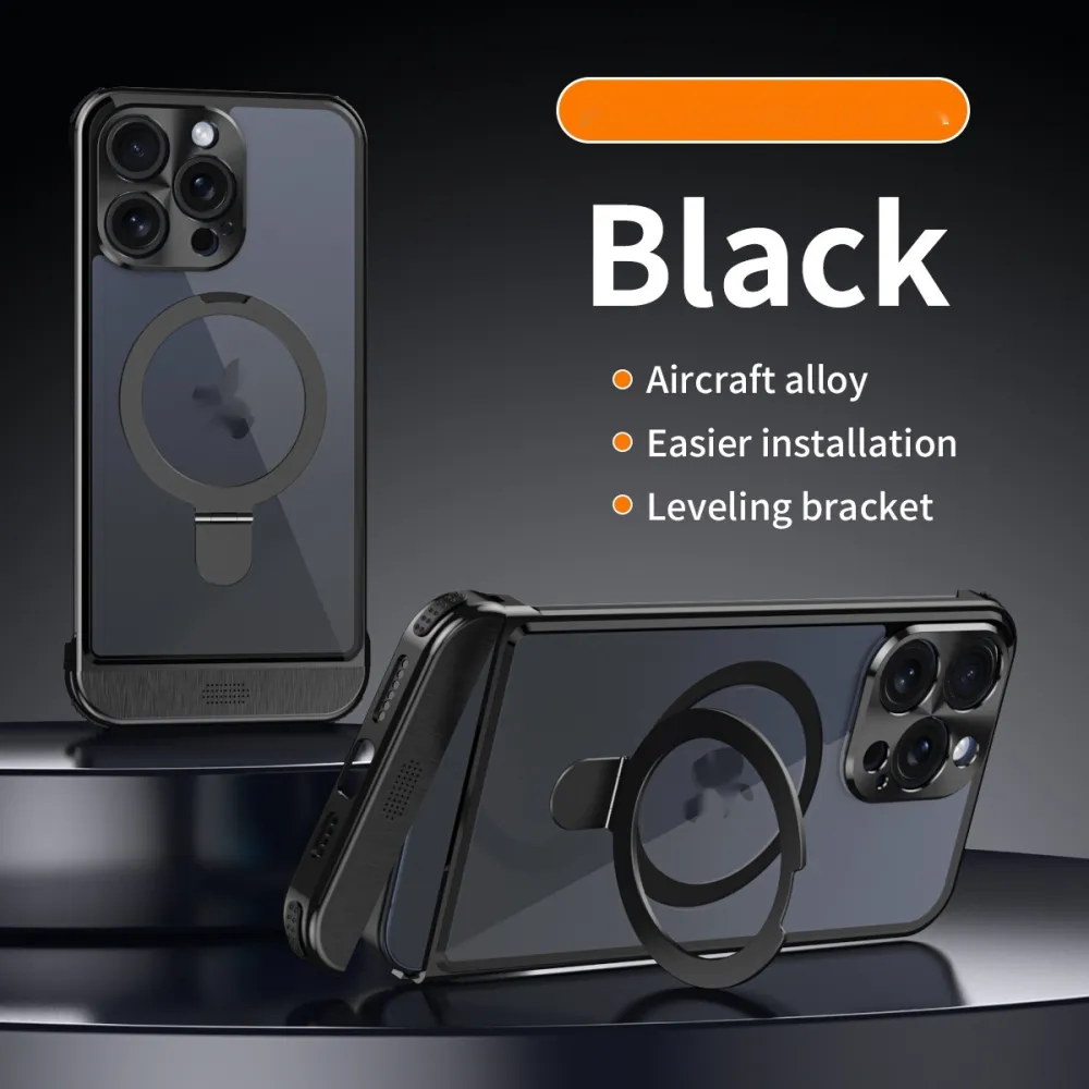 Phone Case Aromatherapy Frameless Scissors Buckle Magnetic Bracket