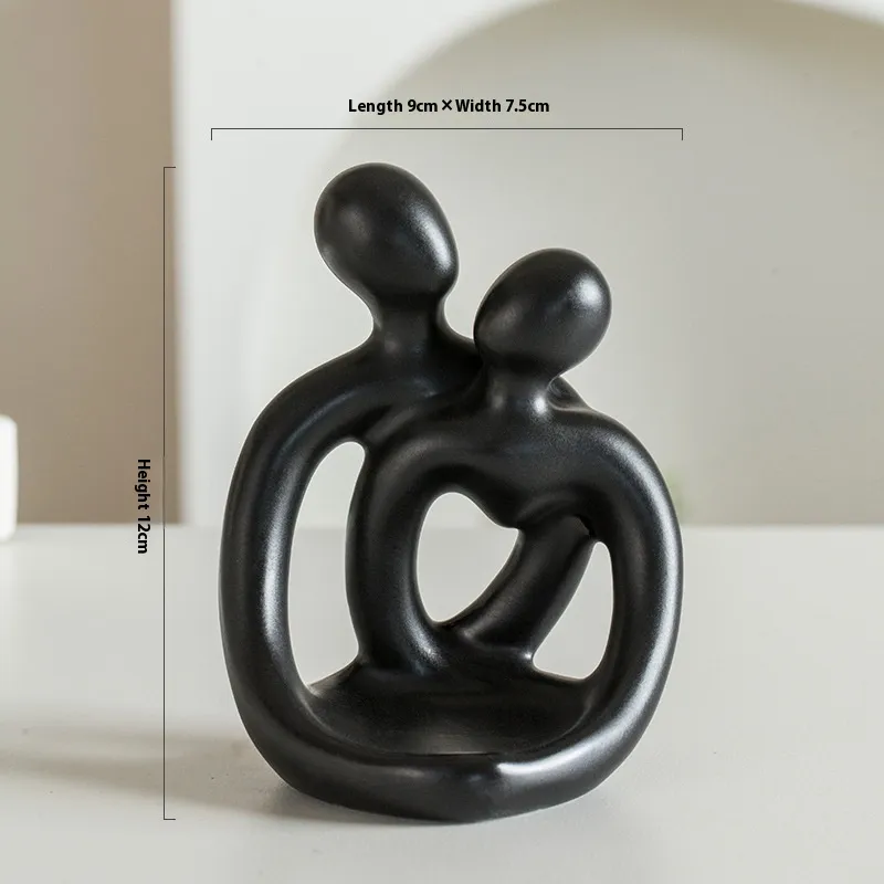 Ceramic Couple Candlestick Modern Nordic Suit Retro Aromatherapy Candle Cup Ornaments – image 6