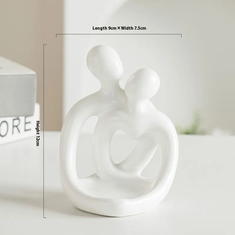 Ceramic Couple Candlestick Modern Nordic Suit Retro Aromatherapy Candle Cup Ornaments – image 7