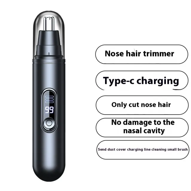 Men's Electric Nose Hair Repair Device LED Digital Display Electric Display Packaging - Shop at LoveMi