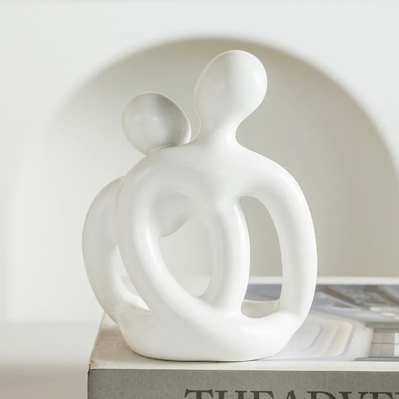 Ceramic Couple Candlestick Modern Nordic Suit Retro Aromatherapy Candle Cup Ornaments – image 5