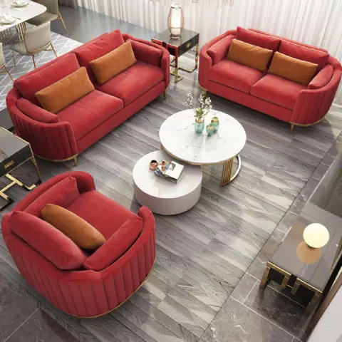 Nordic Light Luxury and Simplicity Fabric Sofa