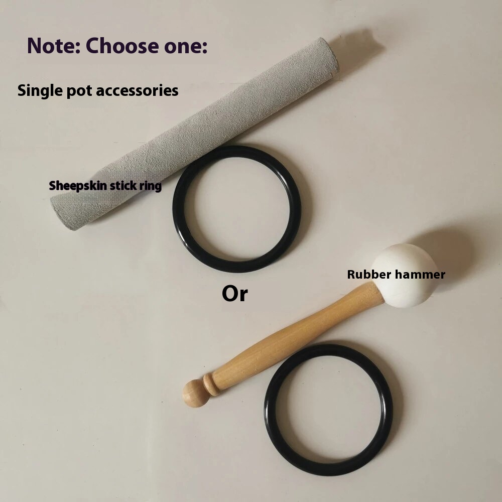 White Minor Flaw Entry Crystal Temple Bell Suit Yoga Meditation Decompression Sound Therapy Buddha Sound Bowl