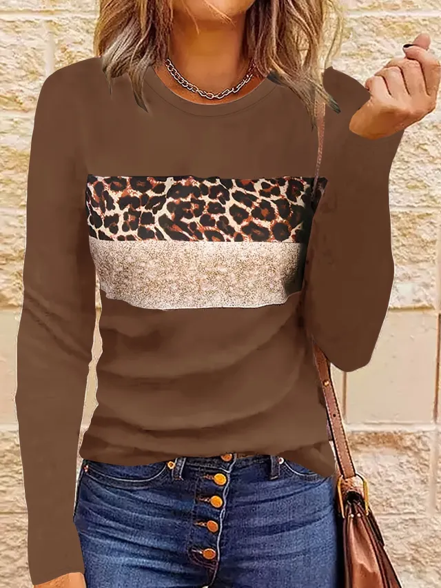 3D Printed Natural Landscape Round Neck Long Sleeve 3W5Z0D5 Xl - Shop at LoveMi