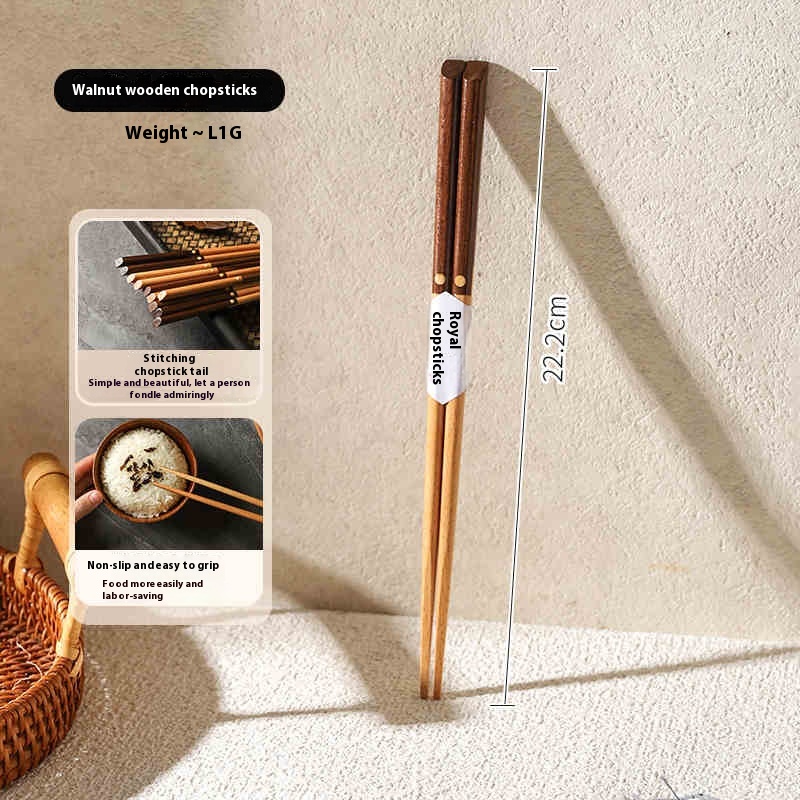 High-end Household Wooden Chopsticks Non-slip Tableware