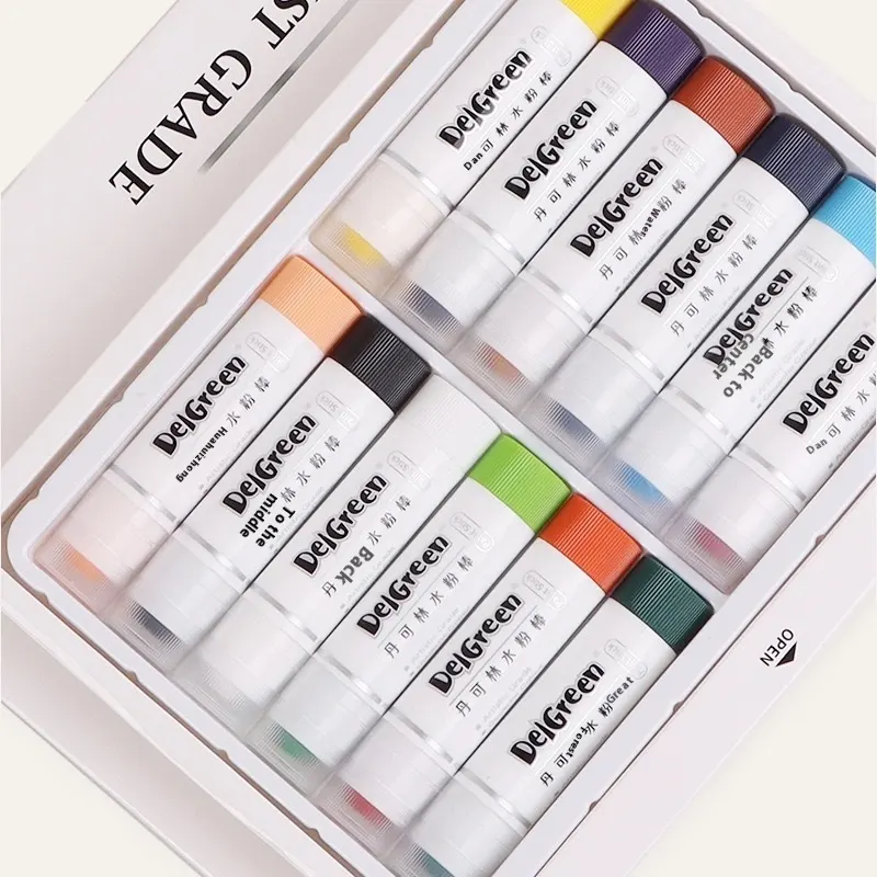 Solid Gouache Crayon Graffiti Supplies
