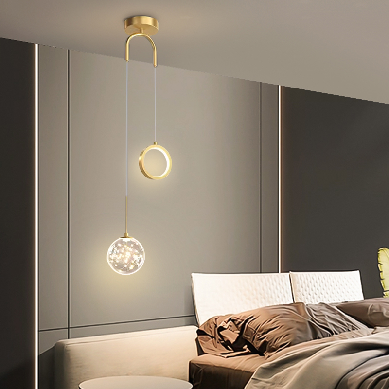 Bedroom Bedside Small Droplight Modern Minimalist - Image 3