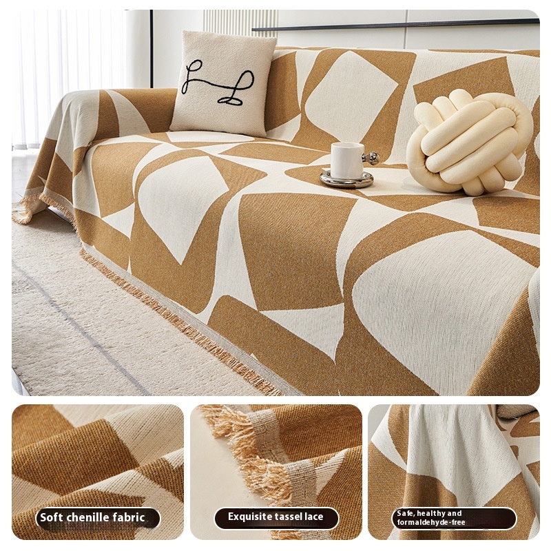 Chenille Simple Sofa Cover Four Seasons Universal Non-slip
