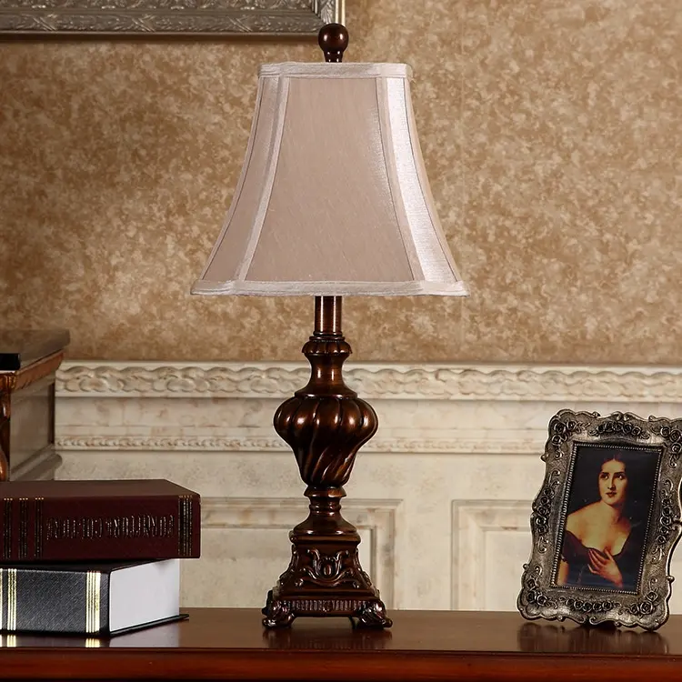 Retro European Style Lamp Bedroom Bedside Hotel