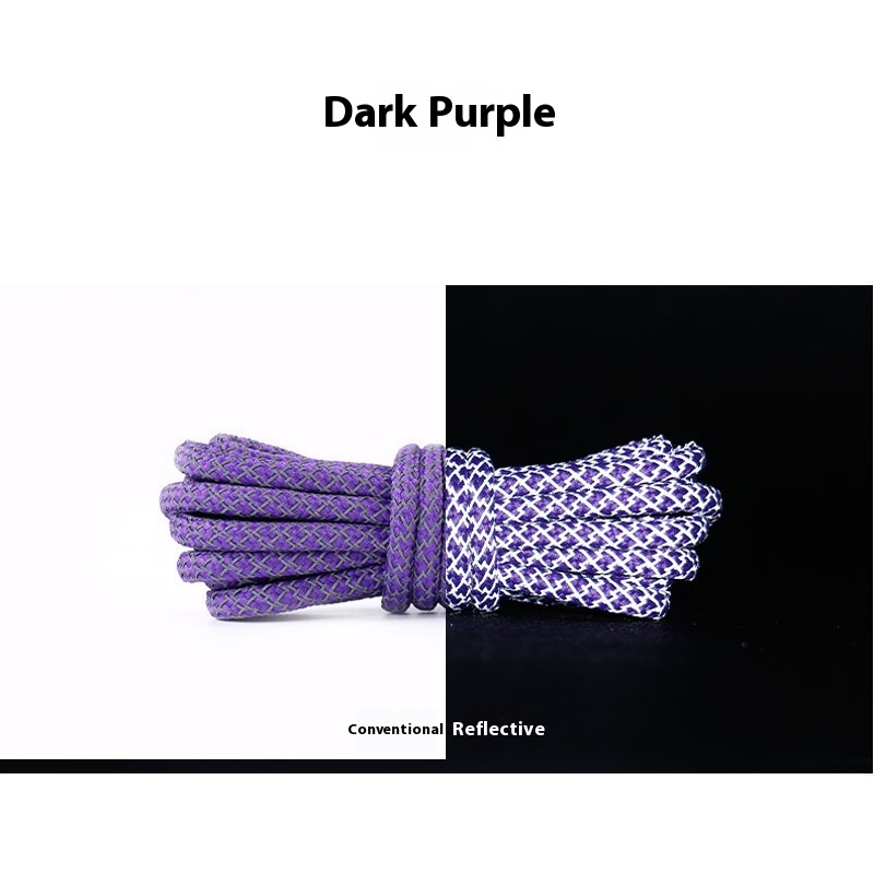 Simple Woven Round Glowing Shoelaces - Image 13