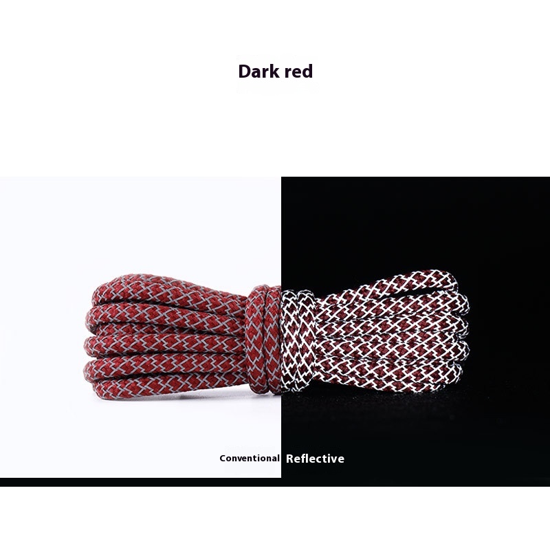 Simple Woven Round Glowing Shoelaces - Image 14