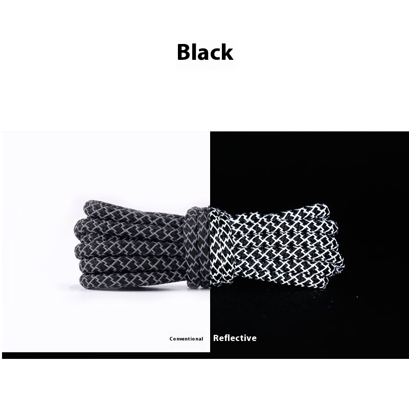 Simple Woven Round Glowing Shoelaces - Image 9