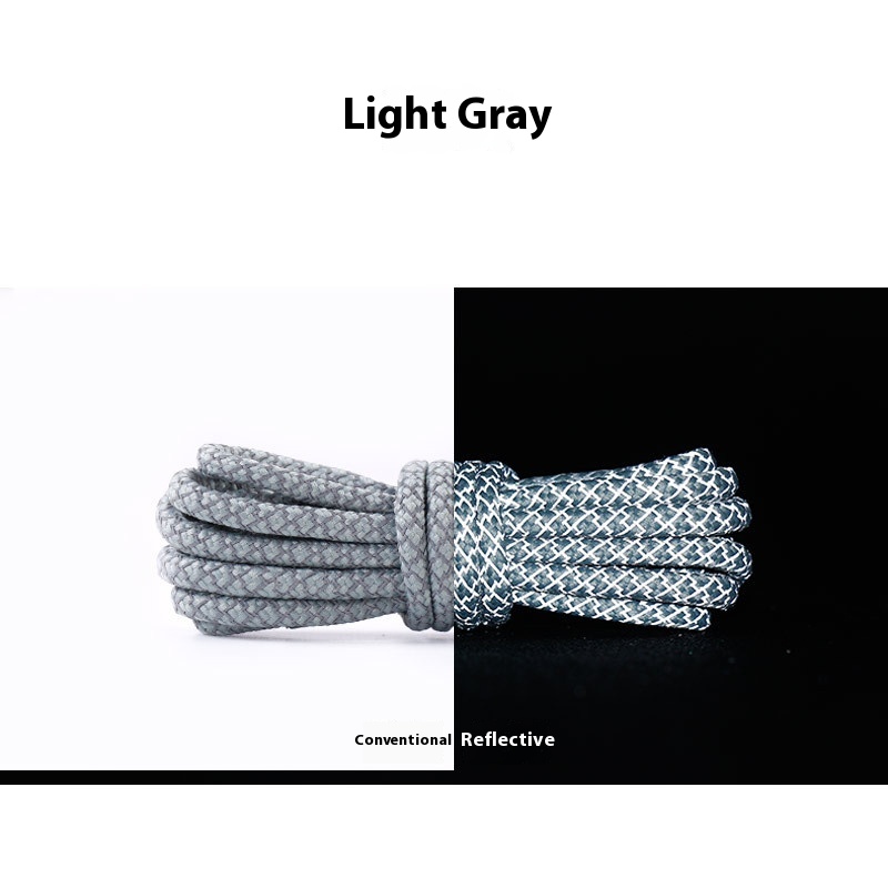 Simple Woven Round Glowing Shoelaces - Image 3