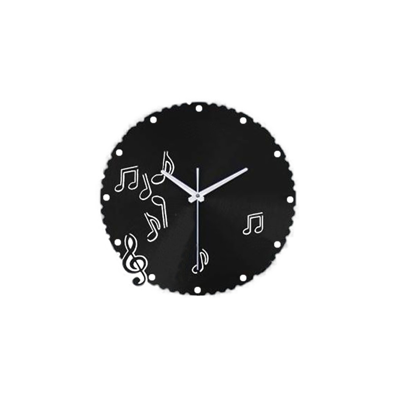 Black Wall Clock