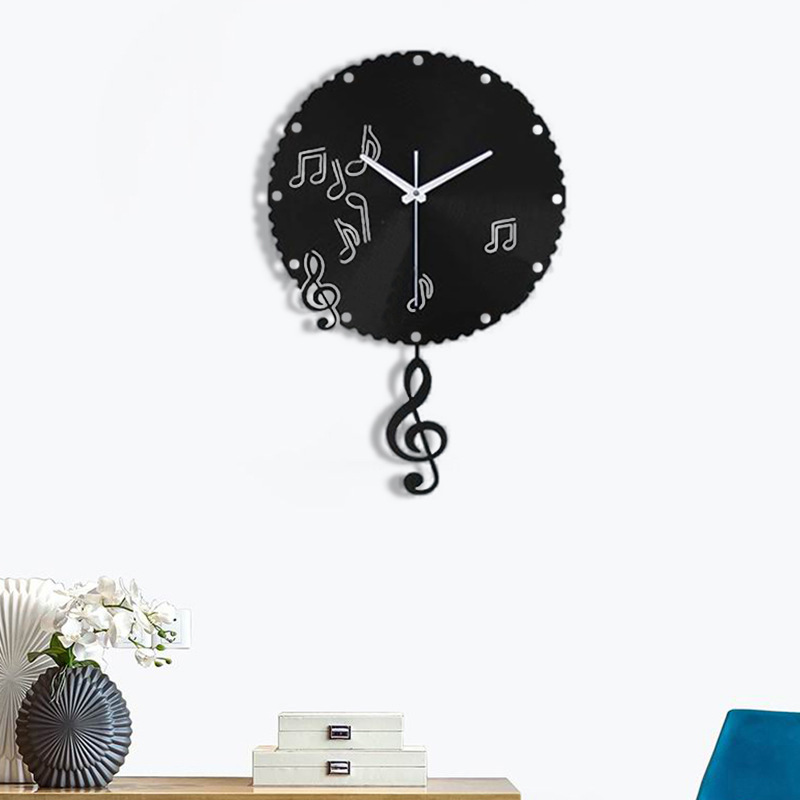 Black Wall Clock