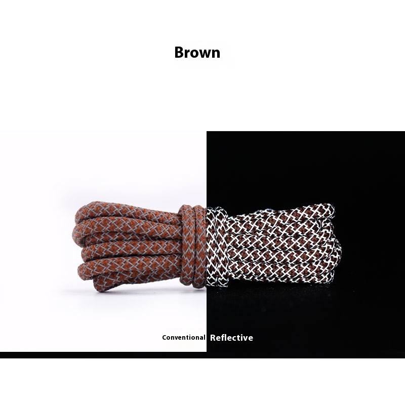 Simple Woven Round Glowing Shoelaces - Image 5