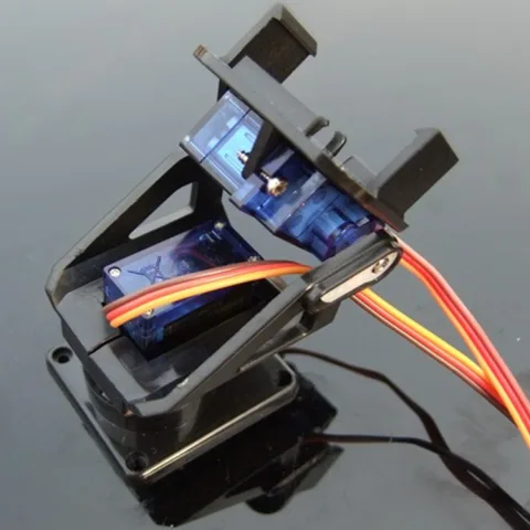 Servo Gimbal Dual Axis Ultrasonic FPV Camera Smart Car