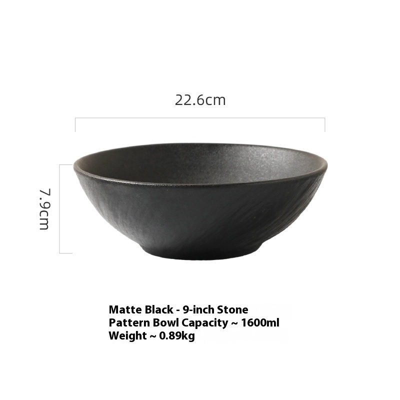 High-grade Ceramic Bowl Instant Noodle Bowl Soup