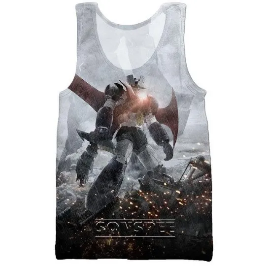 Digital Printing Men's Casual Breathable Short sleeved Vest Bb53978Gc - Shop at LoveMi