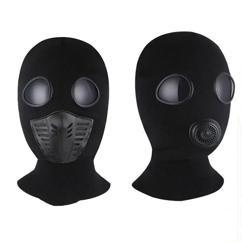 Creative Funny Hat Riding Fleece-lined Neck Protection Glasses Pullover
