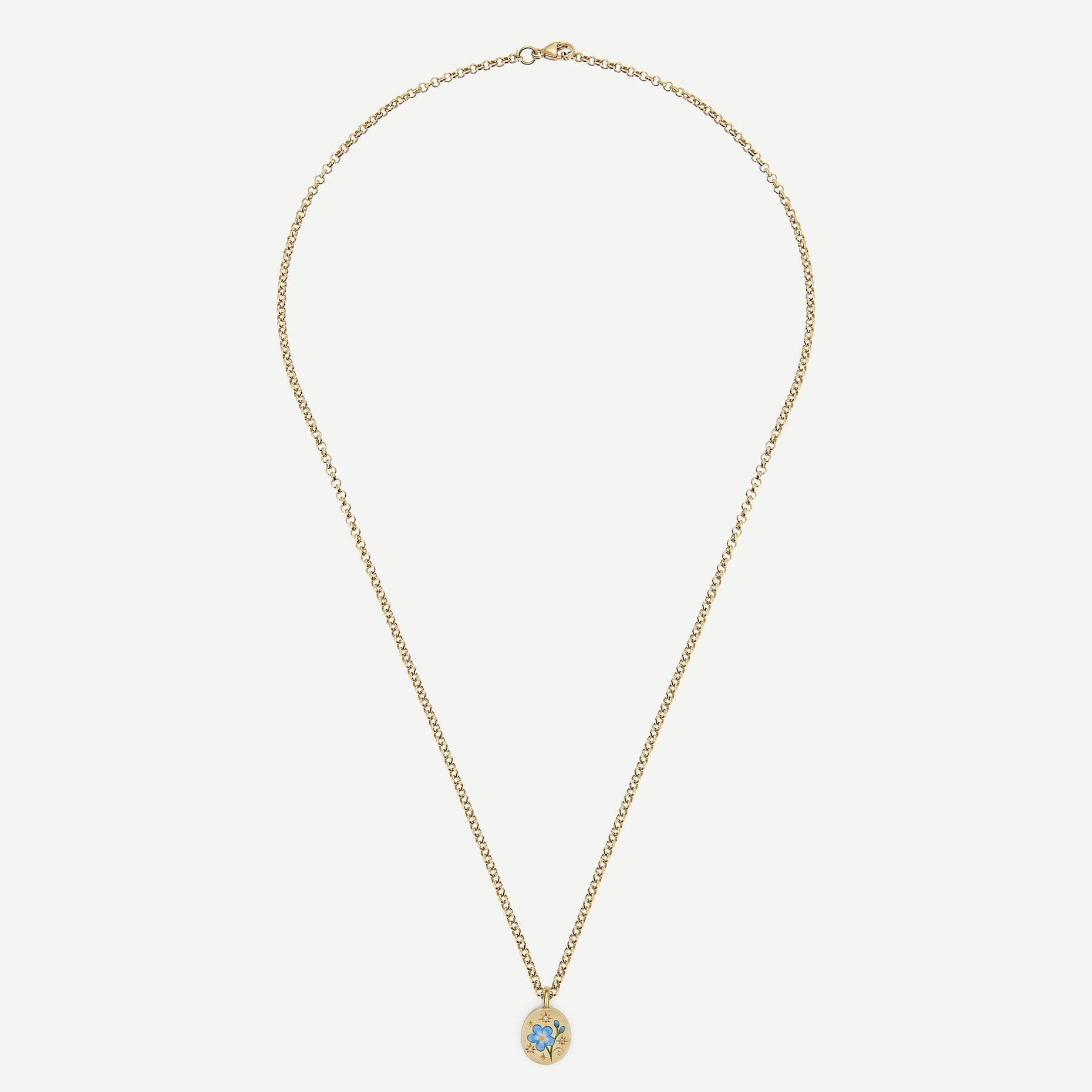 Flower Rose Light Luxury Color Retaining Necklace