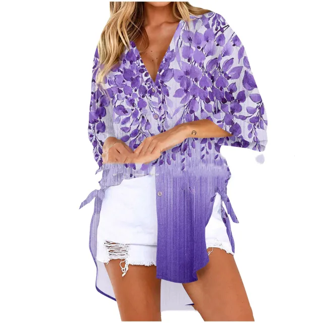Medium To Long Loose Casual Shirt Cf108 Xl - Shop at LoveMi