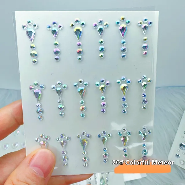 Comes With Sticky Pearl Stick on Crystals Transparent Photo Shoot 20 Glow Meteor - Shop at LoveMi