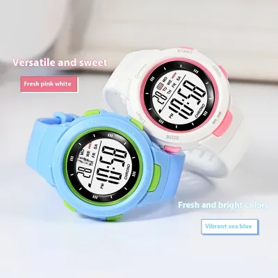 Fashion Pin Buckle Luminous Waterproof PU Strap Student Electronic Watch