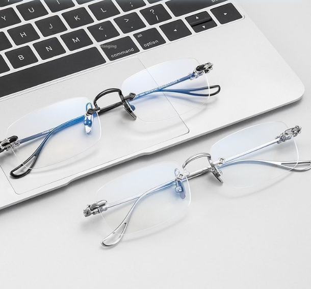 High-end Automatic Adjustment Degree Intelligent Zoom HD Anti-Blue Ray Elderly Presbyopic Glasses