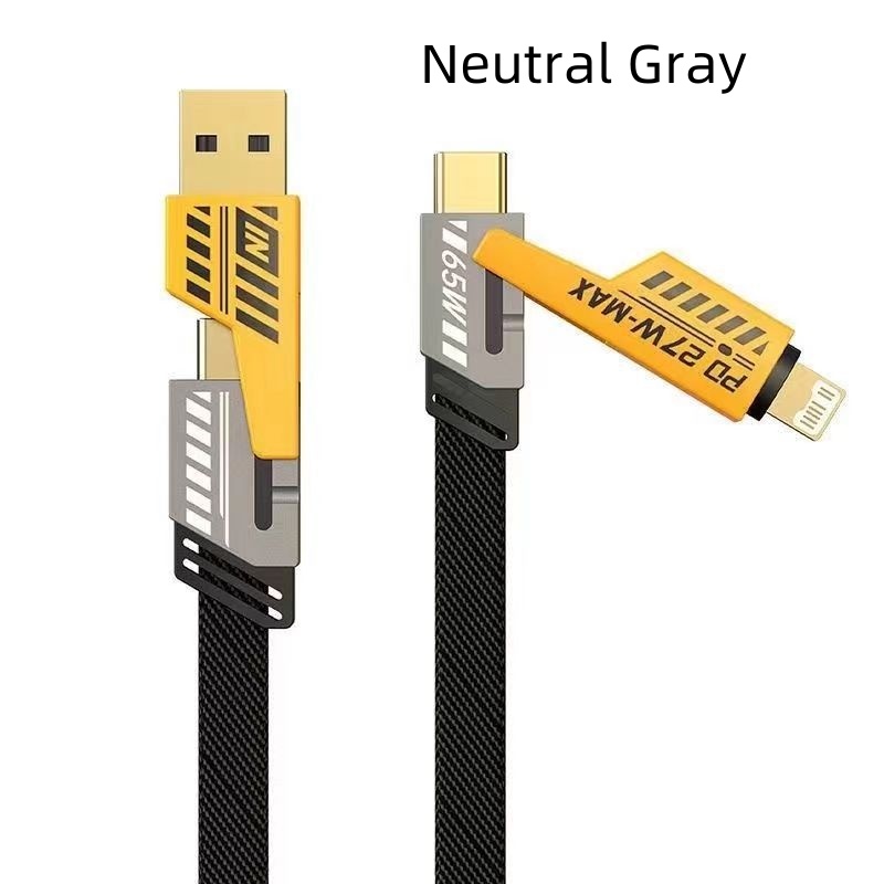 Applicable To Android Mobile Phone Data Cable – Neutral Gray, 1 M