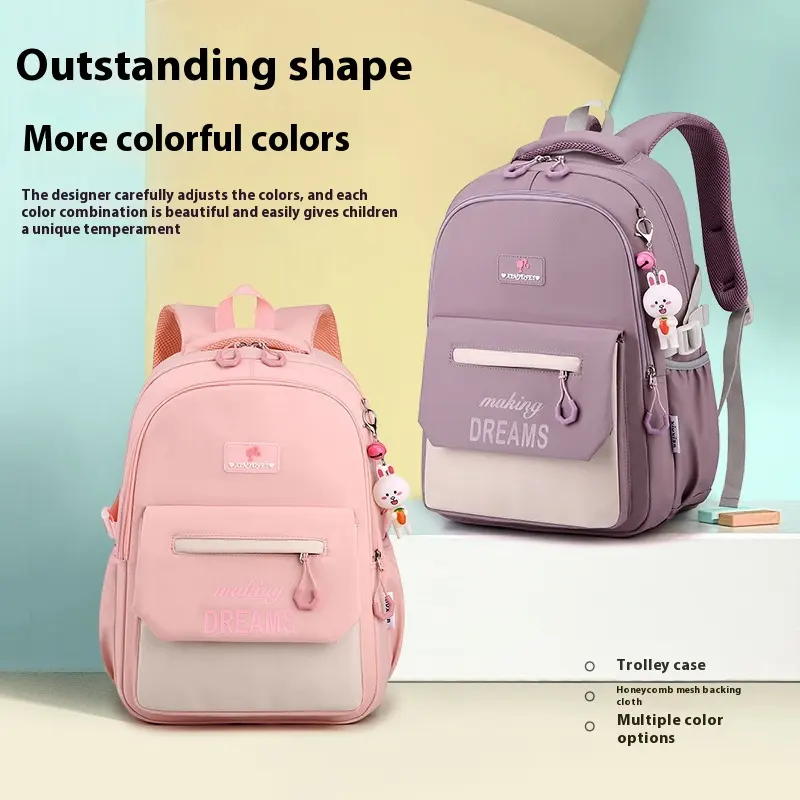 Primary School Student Schoolbag Lightweight And Large