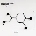 Black Chemical Element Hook